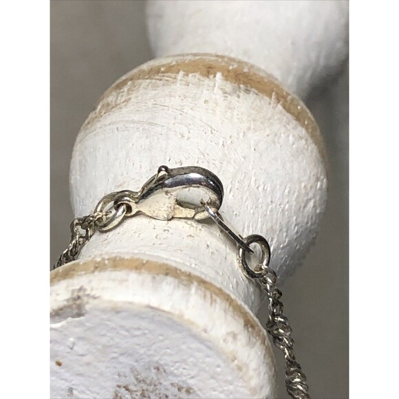 Flower Style Natural Handmade Abalone Shell Carved Shell Silver Necklace Pendant - Picture 10 of 14